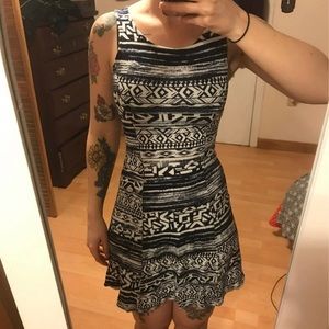 🍄Blue and white dress